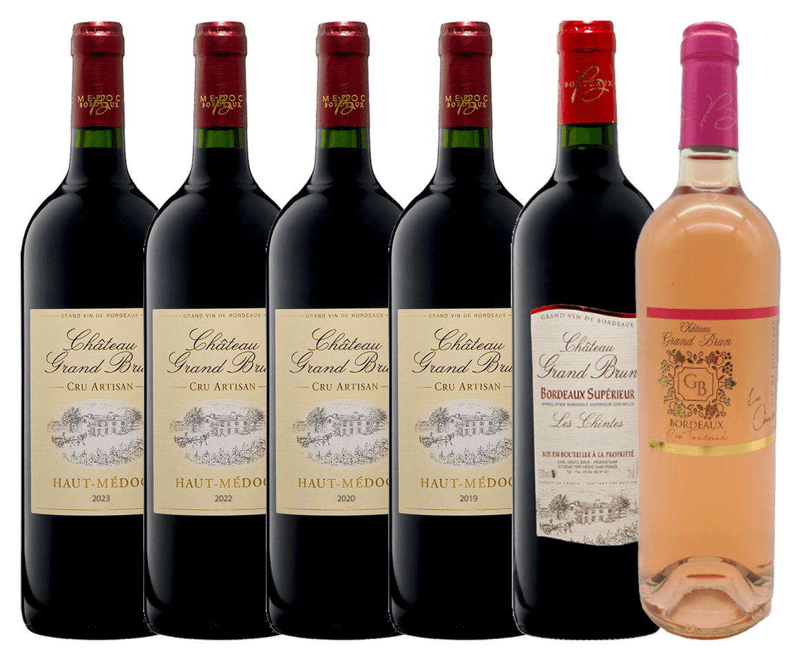 Coffret découverte Château Grand Brun — 6 bouteilles