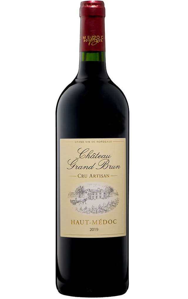 Bouteille de Haut-Médoc du Château Grand Brun