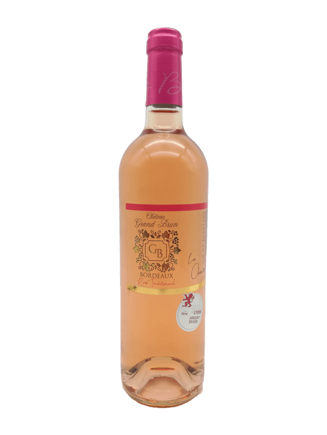 Bouteille de Bordeaux Rosé du Château Grand Brun